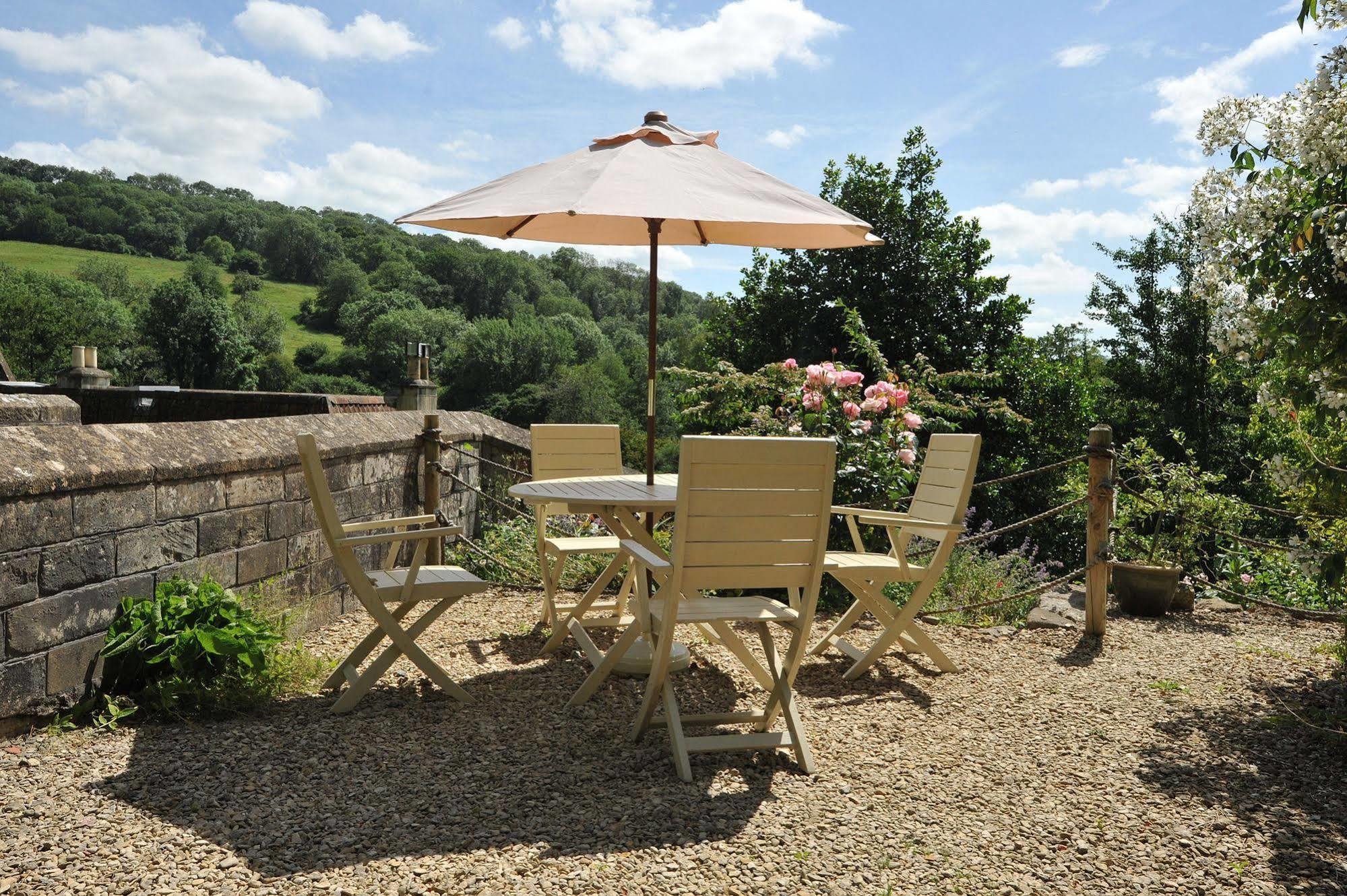 Tucking Mill View- Self Catering Apartment Bath Exterior photo